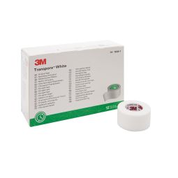 3M 1534-1 Transpore White Surgical Tape-12/Box