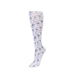 Celeste Stein Womens Compression Sock-Winter Penguins