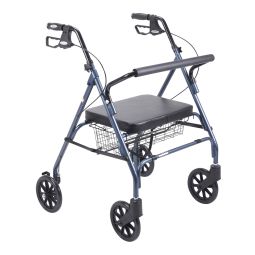 Drive Heavy Duty Bariatric Walker Rollator with Large Padded Seat
