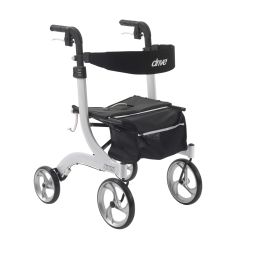 Drive Medical RTL10266WT Nitro Euro Style Walker Rollator-White
