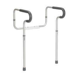 Drive Medical RTL12000 Toilet Safety Frame w/ Padded Armrests