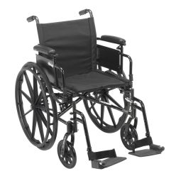 Drive Cruiser X4 Dual Axle Wheelchair w/ Adjustable Detatchable Arms
