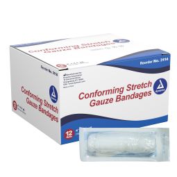 Dynarex 3114 Stretch Gauze Bandages Sterile-96/Case
