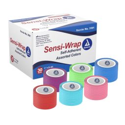 Dynarex 3181 Sensi-Wrap Self-Adherent Bandage Roll-30/Case