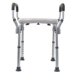 Essential Medical B3010 Adujstable Molded Shower Bench with Arms