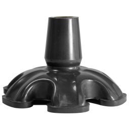 Essential Medical Supply T20010B Super Big Foot Cane Tip in Black