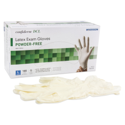 McKesson 14-318 Medi-Pak Powder Free Latex Exam Glove-100/BX