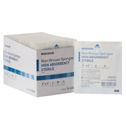 McKesson 16-42224 Medi-Pak Sterile Non-Woven Sponges-3000/Case