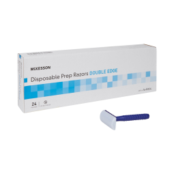 McKesson 16-RZ24 Medi-Pak Single Blade Disposable Razor-144/Case
