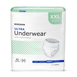 McKesson UWBXXL Ultra Protective Underwear-48/Case