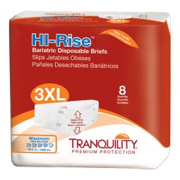 Tranquility 2192 Hi-Rise Bariatric Brief-32/Case