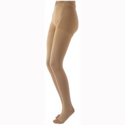 SIGVARIS 503P 30-40 mmHg Natural Rubber Pantyhose Open Toe