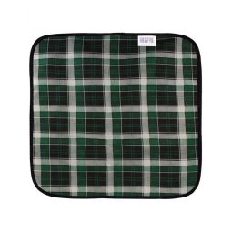 Silverts SV30110 Reusable Waterproof Seat Protector Under Pad-Green Tartan-One