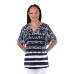Silverts SV41080 Wide Bell Sleeve Top For Easy Self Dressing