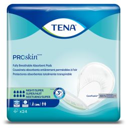 Tena 62718 Night Super Maximum Absorbency Pads-48/Case