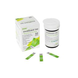 50 Count Ino 8 Electrode Blood Glucose Test Strips with Auto Coding by VivaGuard